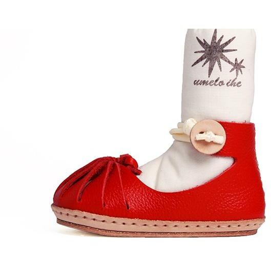 Umeloihc Koma 12 cm, kit premiers chaussons pour bébés, rouge