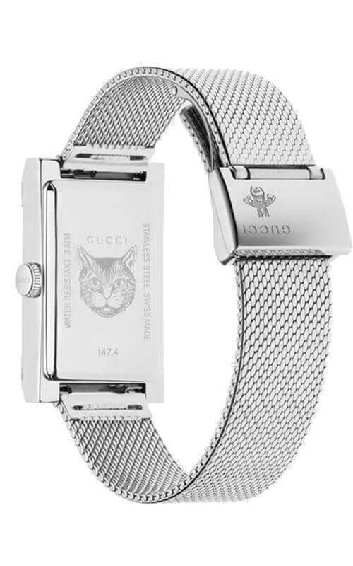 Montre GUCCI G-Frame Rectangulaire Acier YA147401