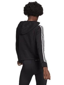 Haut court à capuche Essentials 3-Stripes Adidas pour femme