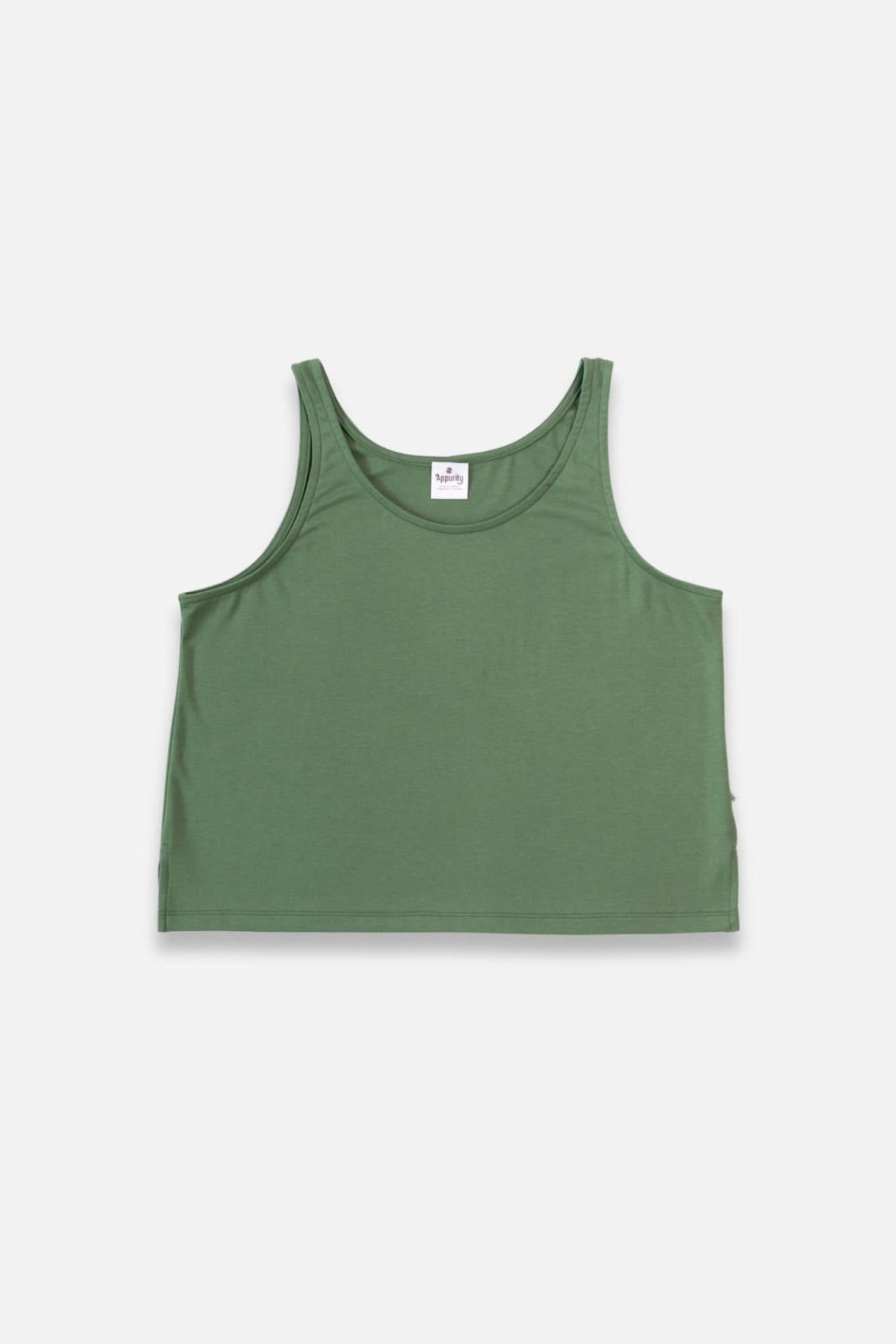 Ladies' Bamboo Cropped Tank | Papaya