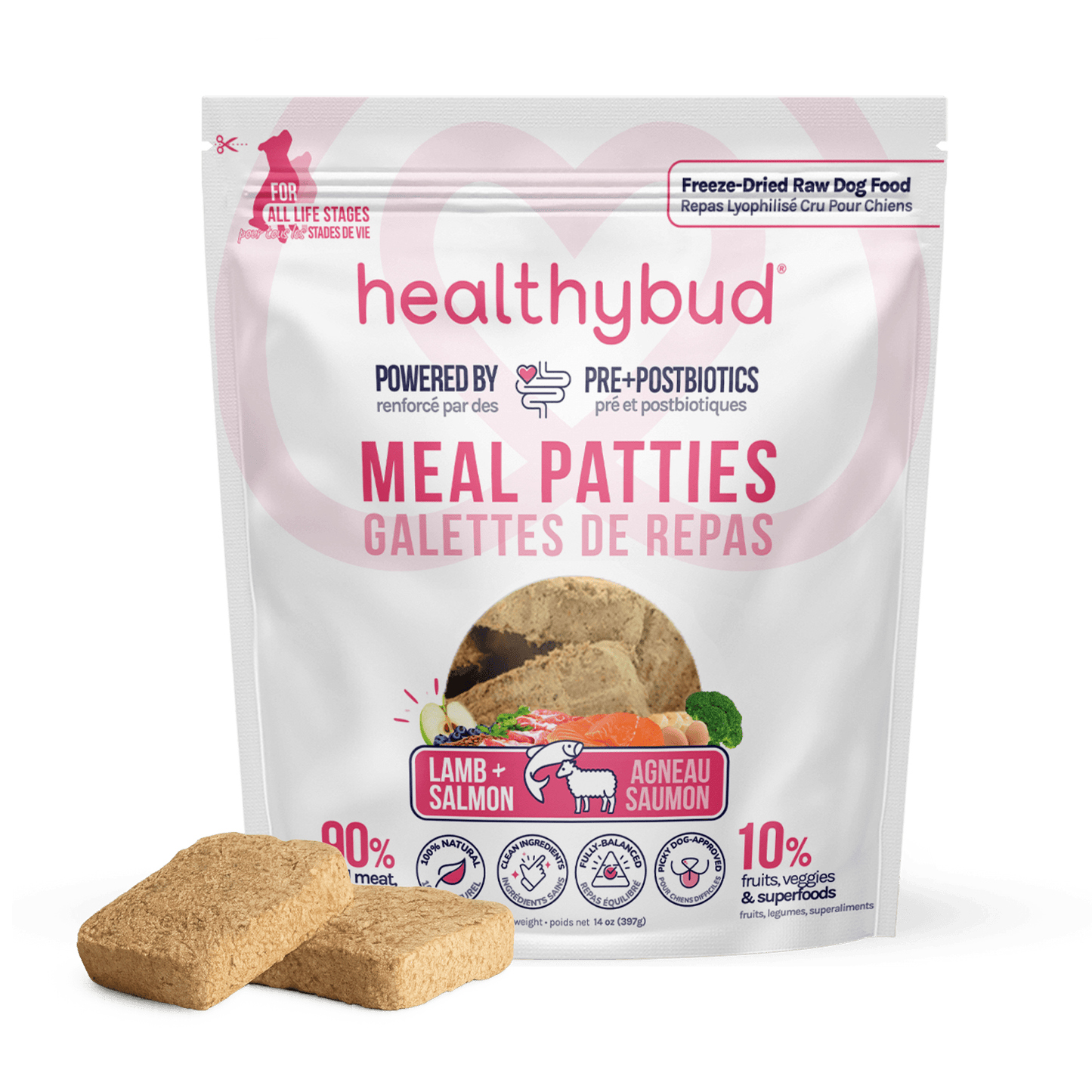 Lamb+Salmon Meal Patties