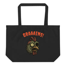 Grand cabas bio poulet zombie d'Halloween