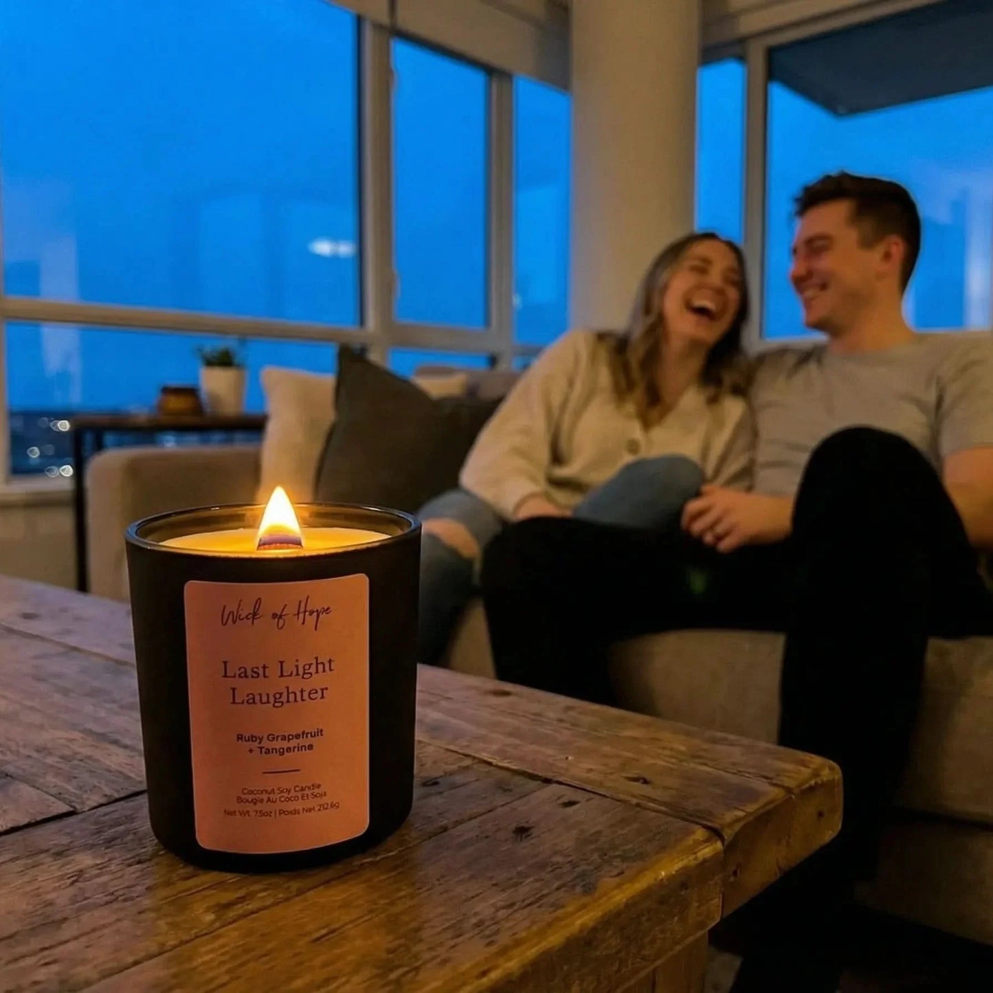 Last Light Laughter Candle | Ruby Grapefruit + Tangerine