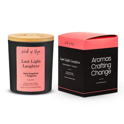 Last Light Laughter Candle | Ruby Grapefruit + Tangerine