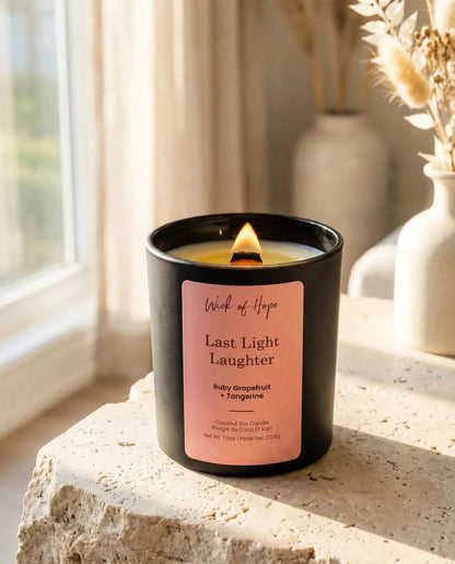Last Light Laughter Candle | Ruby Grapefruit + Tangerine