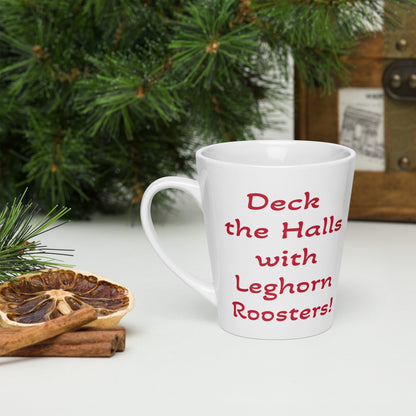 Tasse Chickmas Deck the Leghorn Latte