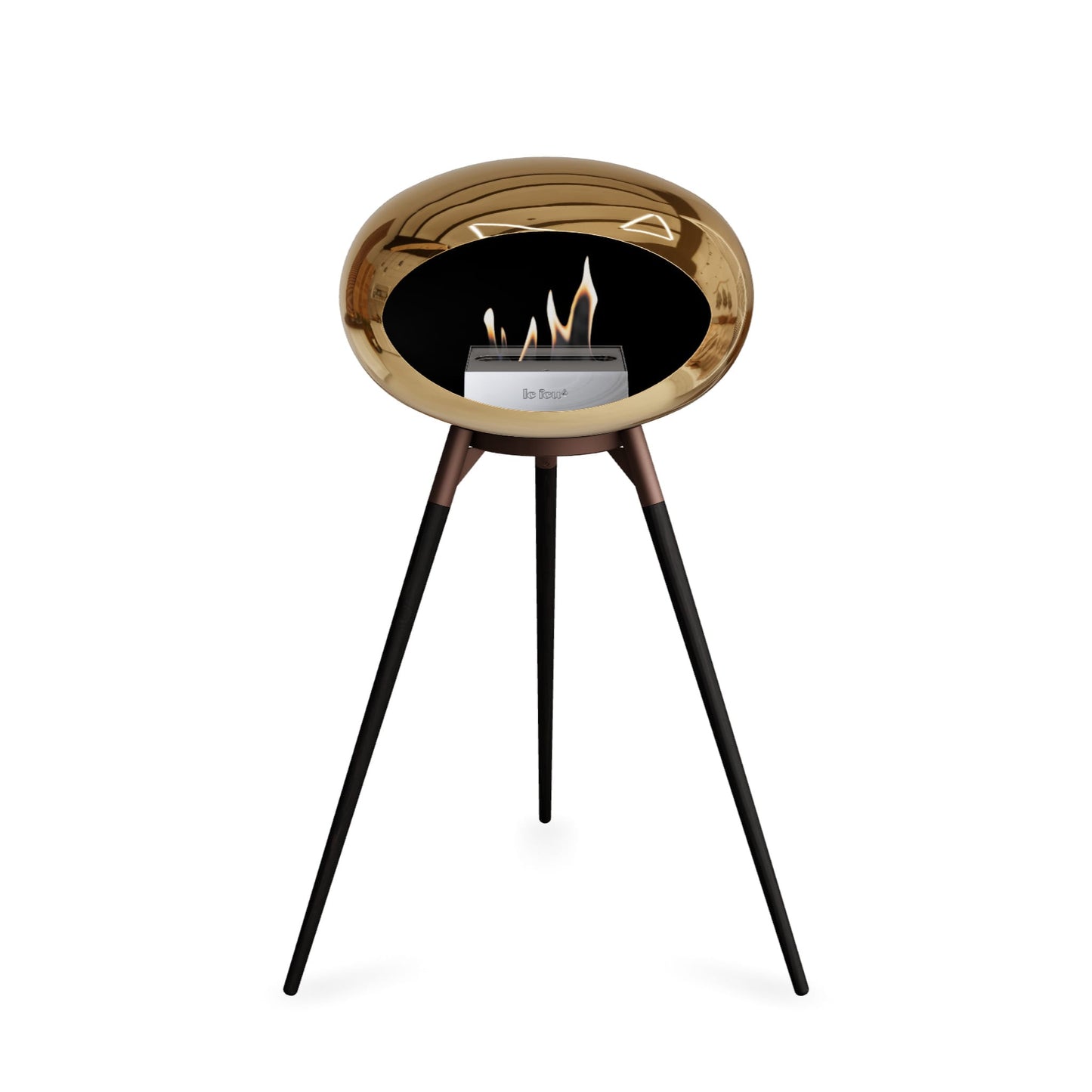 Le Feu Ground High Dome <br>Or Rose Chromé
