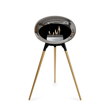 Le Feu Ground High Dome <br>Argent chromé