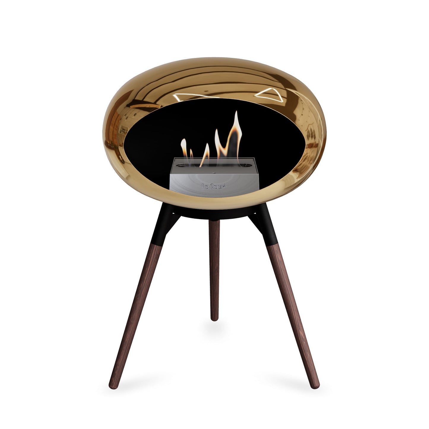 Le Feu Ground Low Dome <br>Rose Doré Chromé