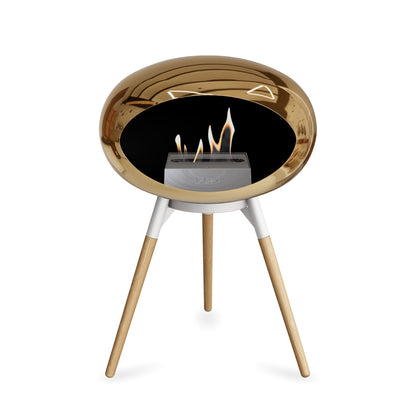 Le Feu Ground Low Dome <br>Rose Doré Chromé