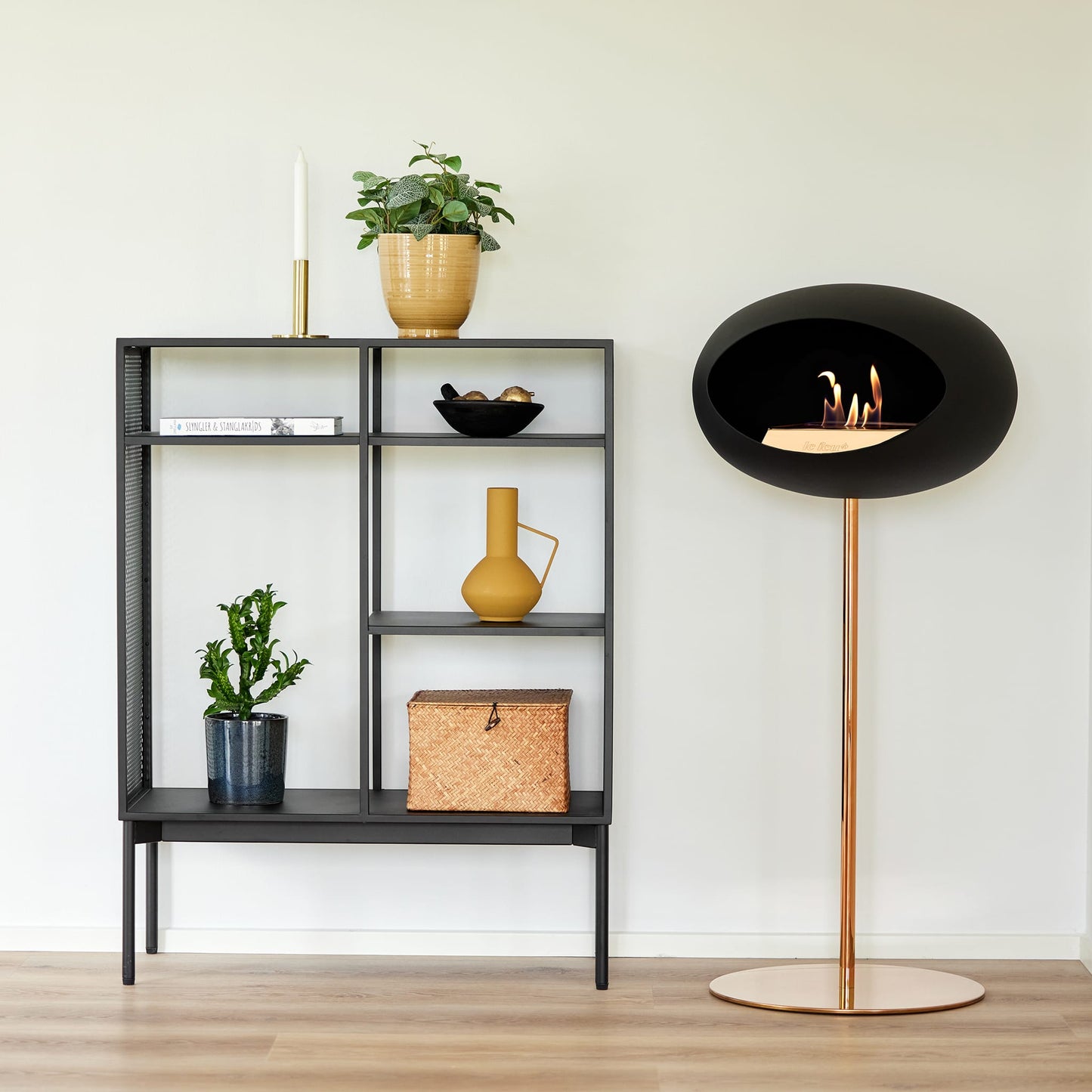 Le Feu Steel High Dome <br>Noir
