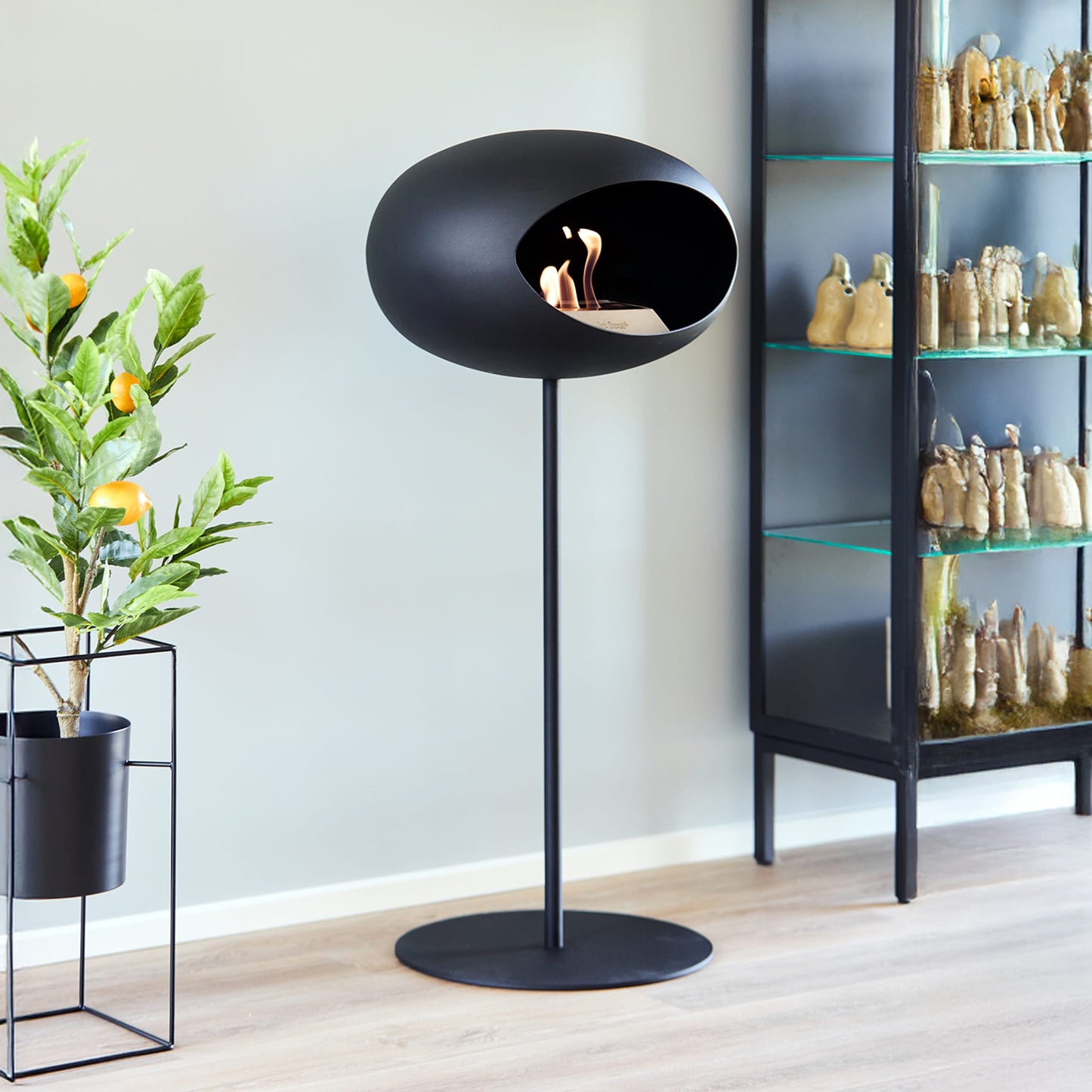 Le Feu Steel High Dome <br>Noir