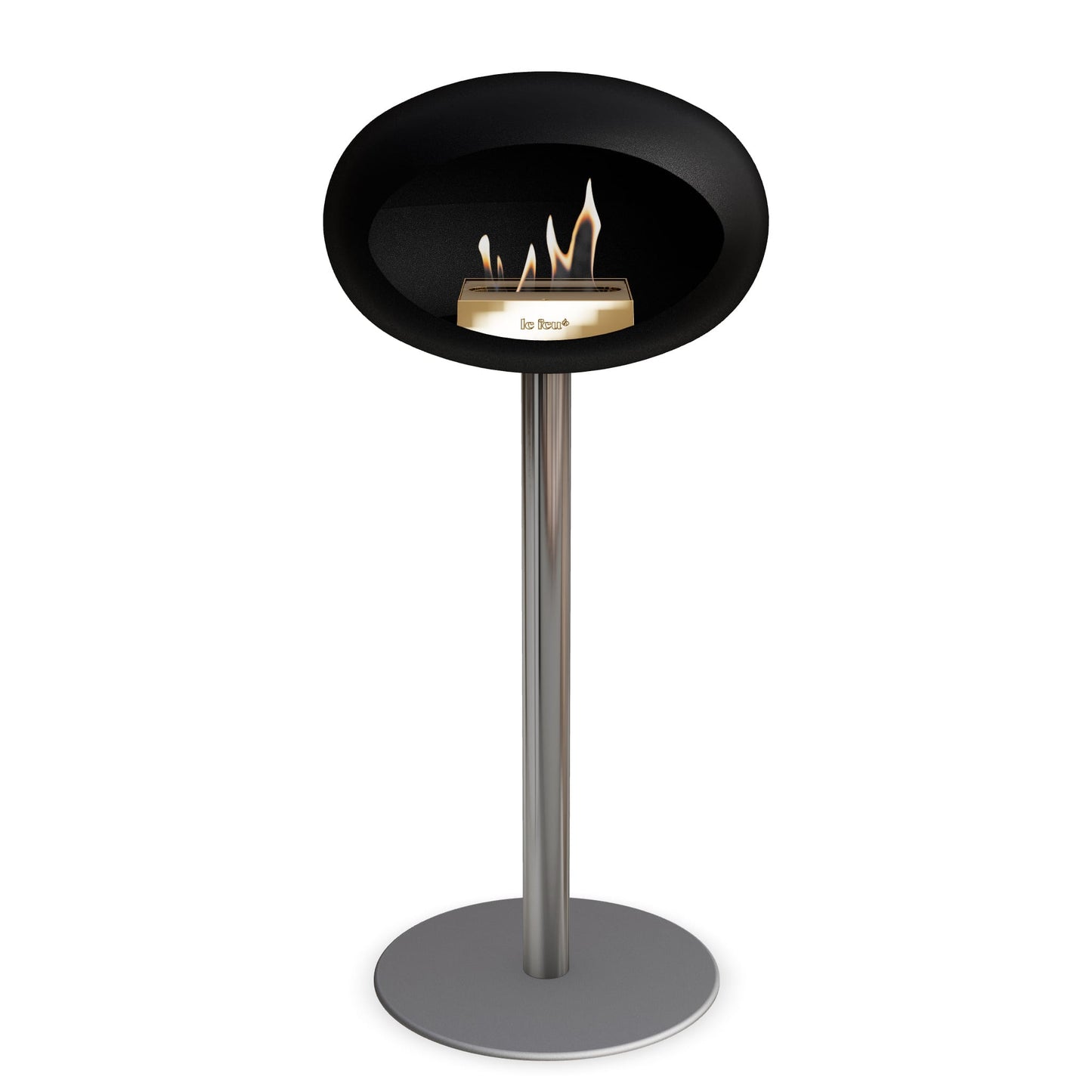 Le Feu Steel High Dome <br>Noir