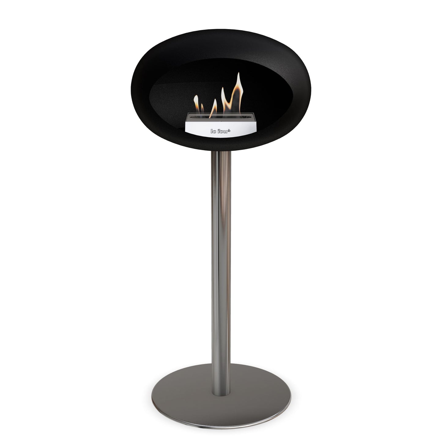 Le Feu Steel High Dome <br>Noir