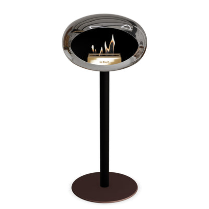 Le Feu Steel High Dome <br>Argent chromé
