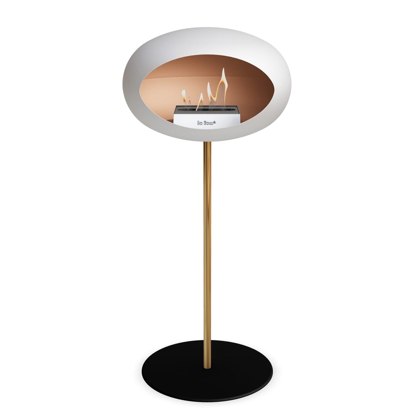 Le Feu Steel High Dome <br>Blanc