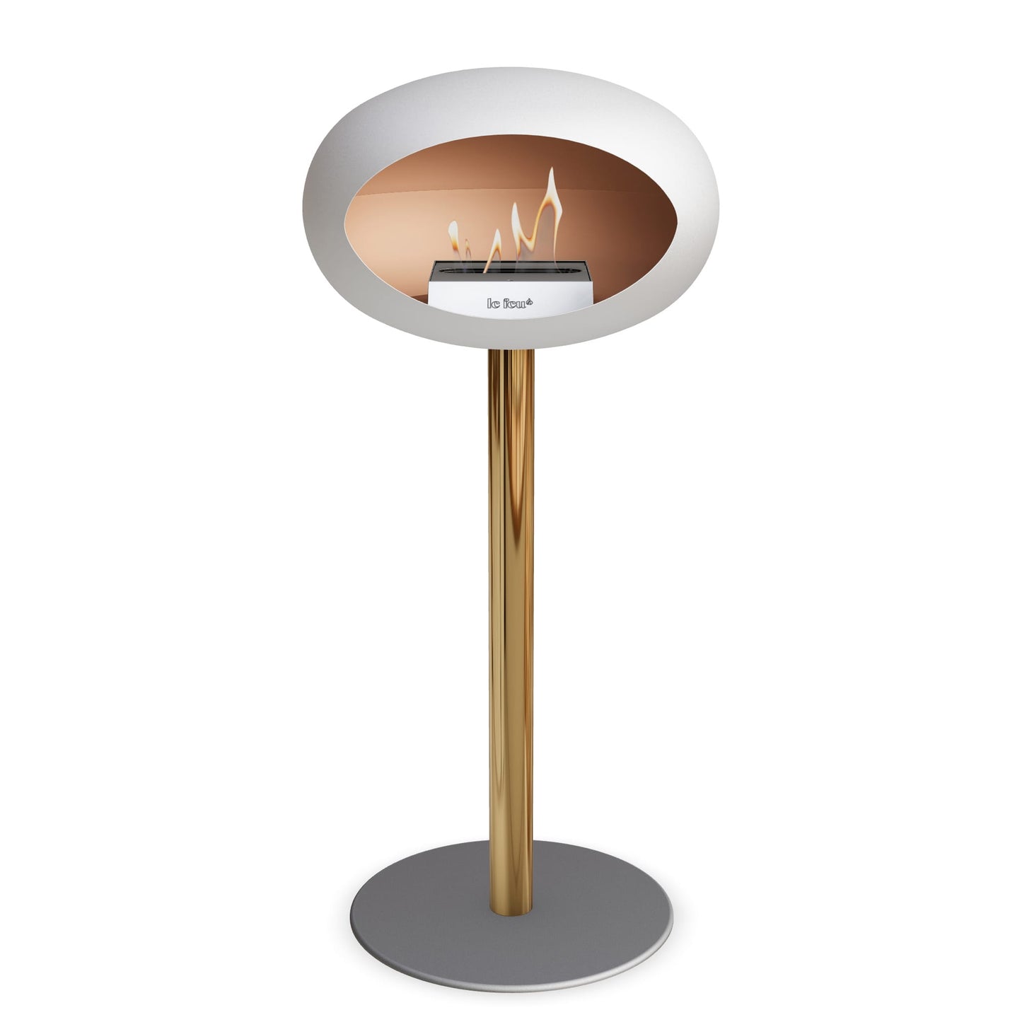 Le Feu Steel High Dome <br>Blanc