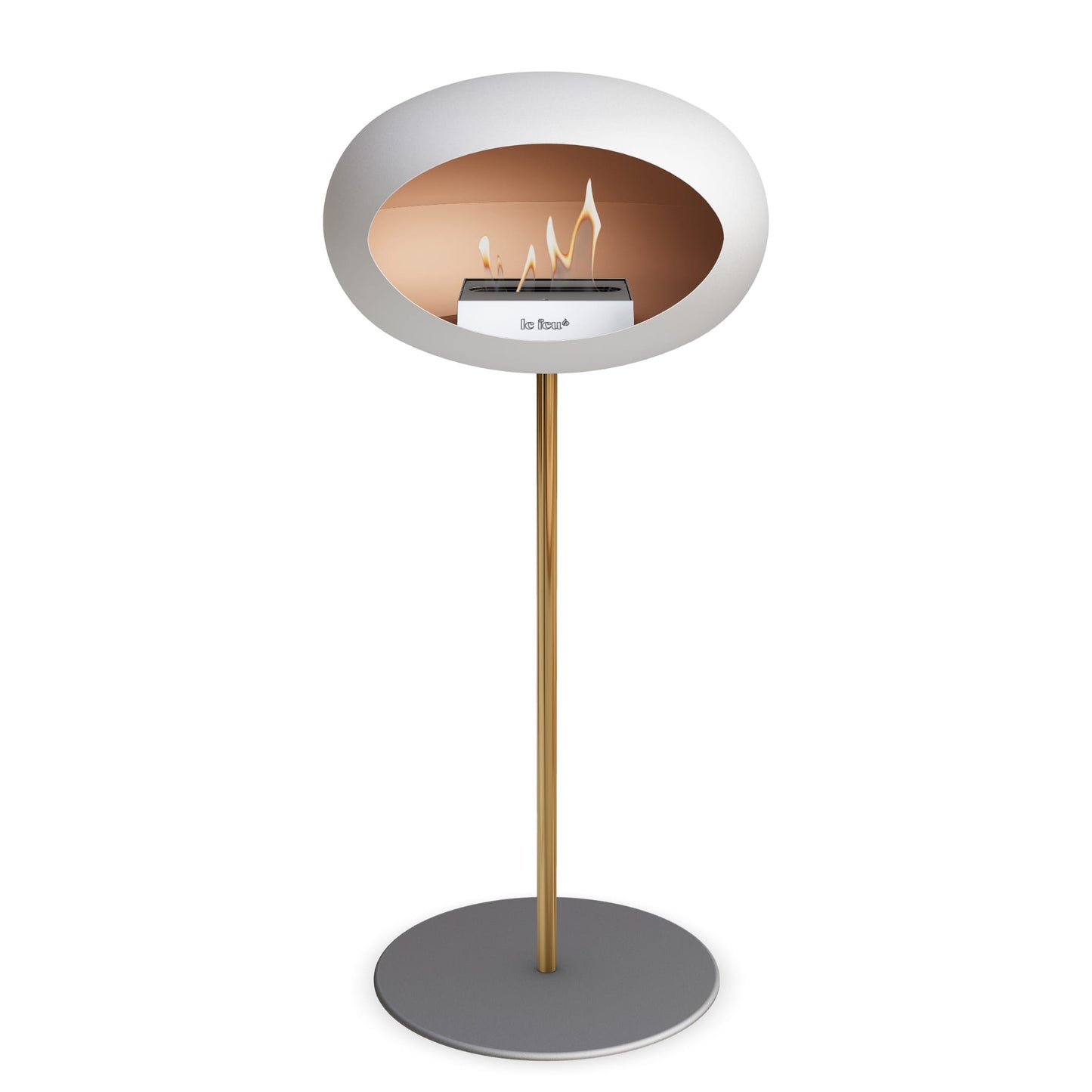 Le Feu Steel High Dome <br>Blanc