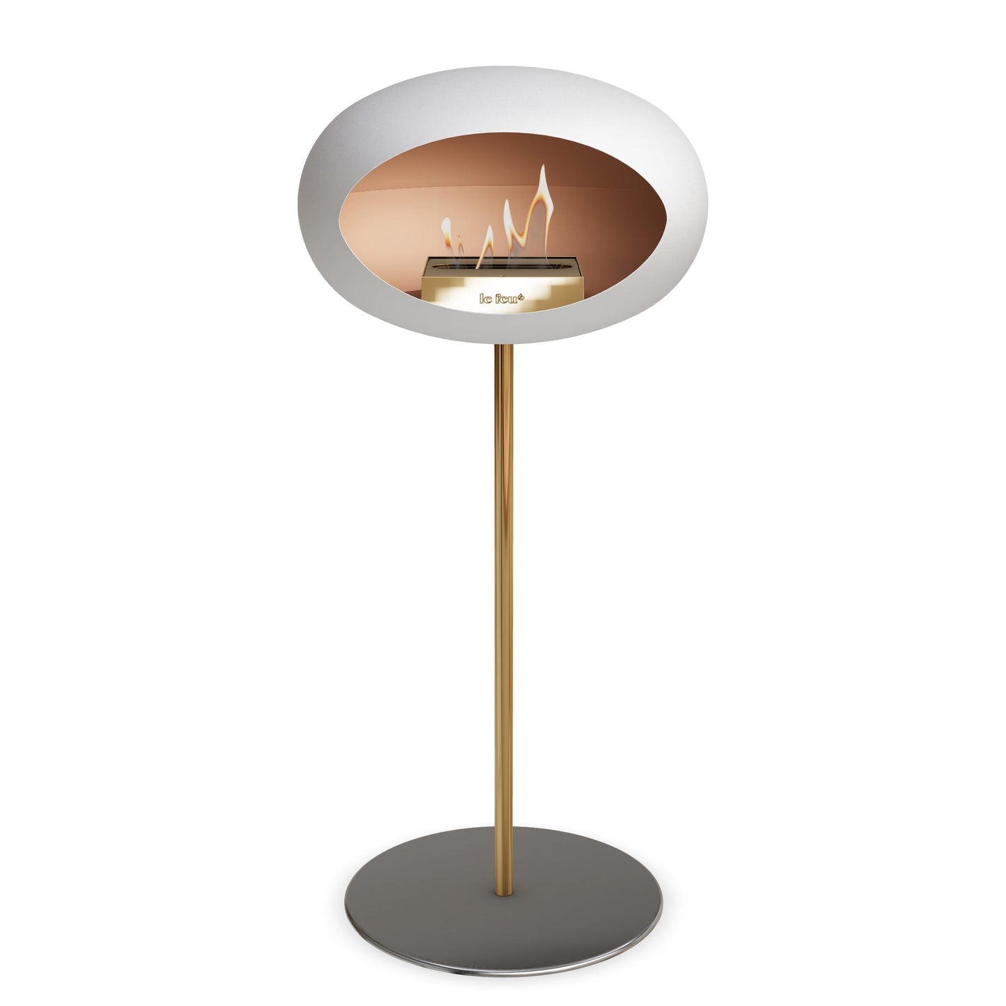 Le Feu Steel High Dome <br>Blanc