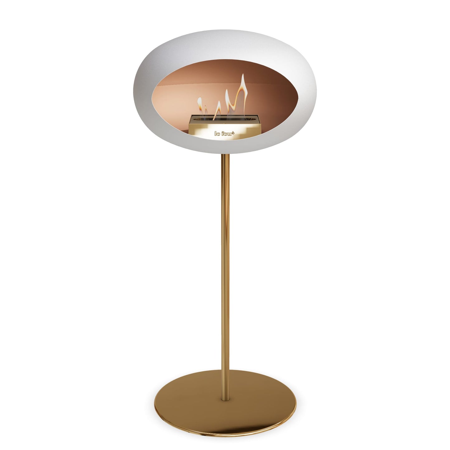 Le Feu Steel High Dome <br>Blanc