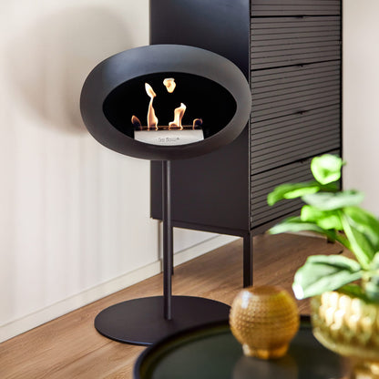 Le Feu Steel Low Dome <br>Noir
