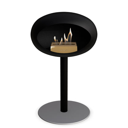 Le Feu Steel Low Dome <br>Noir