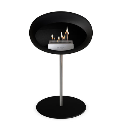 Le Feu Steel Low Dome <br>Noir