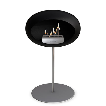 Le Feu Steel Low Dome <br>Noir