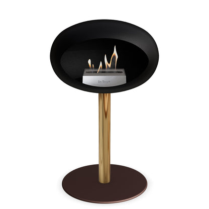 Le Feu Steel Low Dome <br>Noir