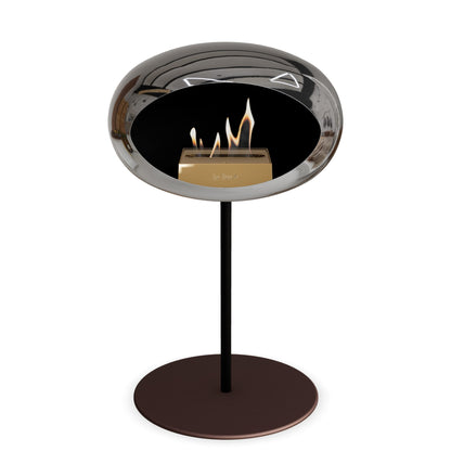 Le Feu Steel Low Dome <br>Argent chromé