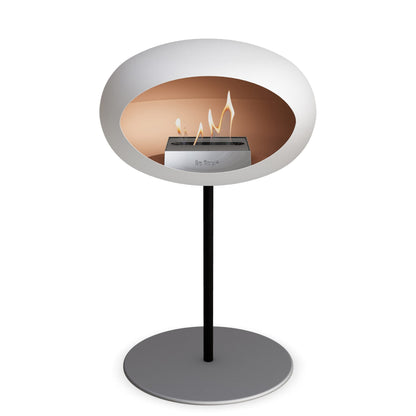 Le Feu Steel Dôme Bas <br>Blanc