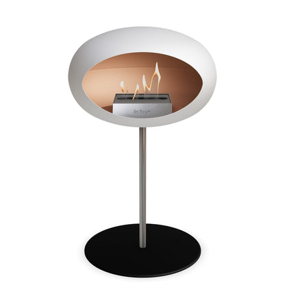 Le Feu Steel Dôme Bas <br>Blanc