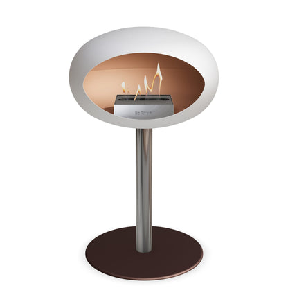 Le Feu Steel Dôme Bas <br>Blanc