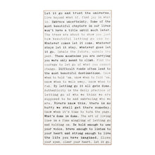 Typewriter Sign - Let It Go