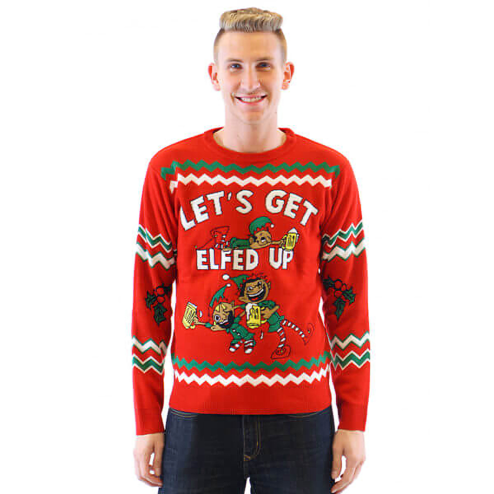 Pull de Noël : Vive les lutins ivres