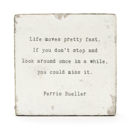 Art Block - Little Gem - Life Moves Fast (Ferris Bueller)