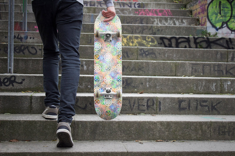 Art on Deck (AOD) x Sandy Richter - "Mandala" - Skateboard Deck - 8.0"