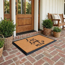 live laugh meow rectangular doormat set