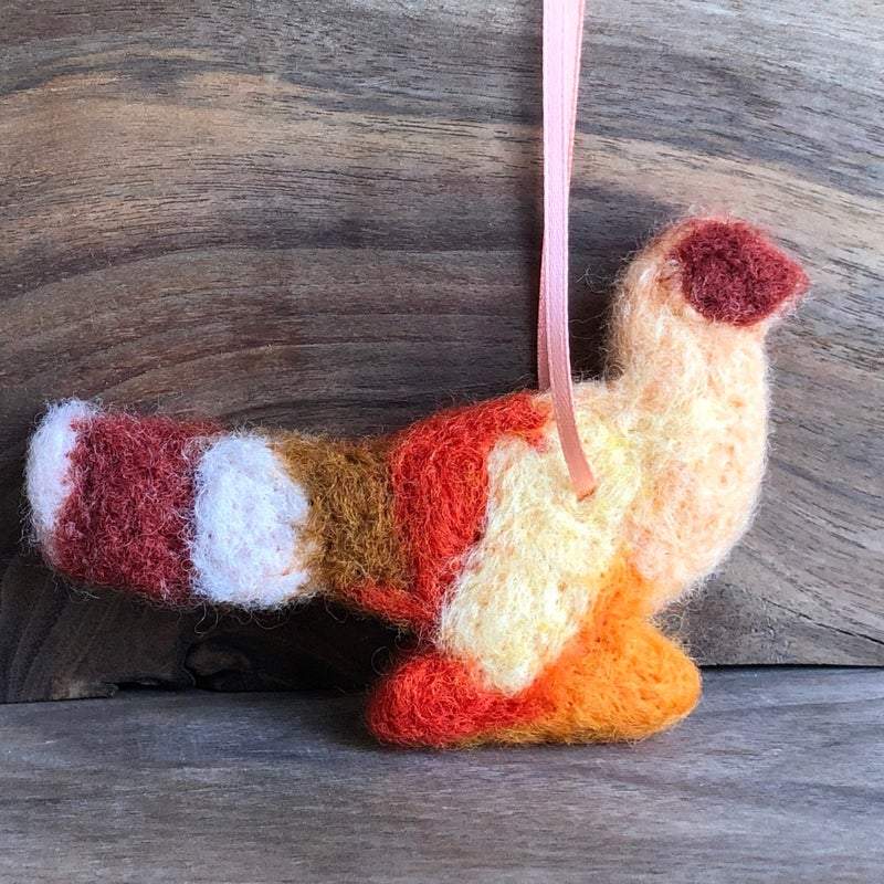 Orange Bird | Felted