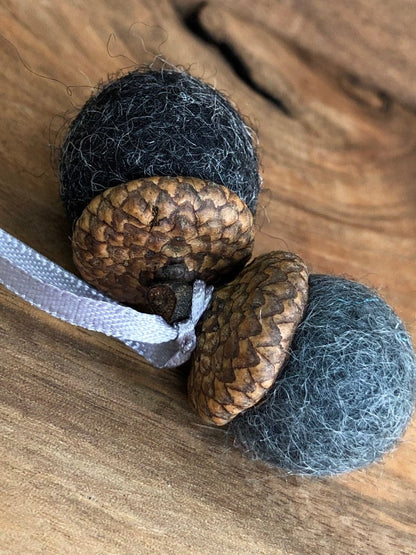Double Felted Acorn | Shades of Grey | Aromatherapy Diffuser