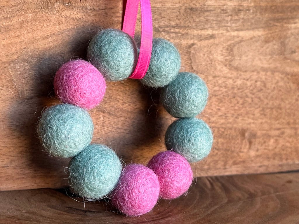 Wreath | Felted Essential Oil Diffuser