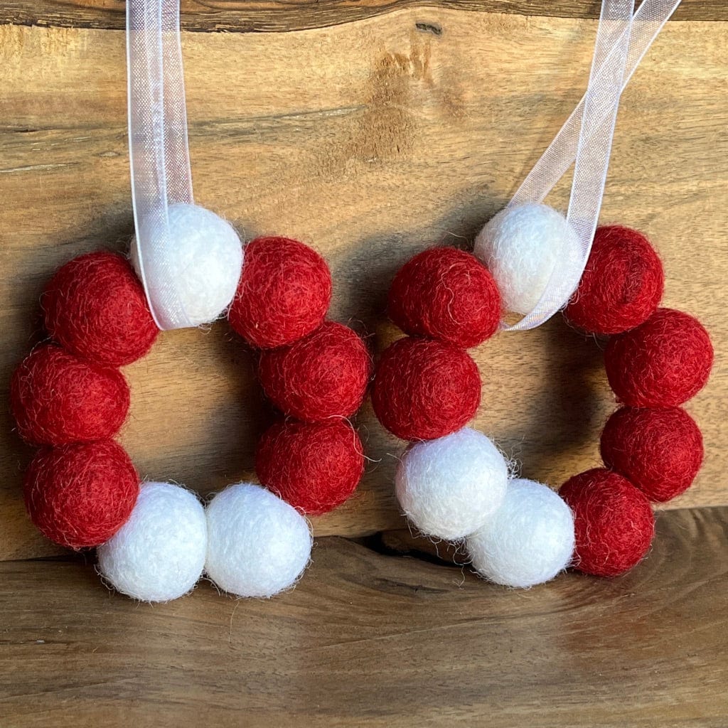 Wreaths | Felted Essential Oil Diffusers | Set of 2