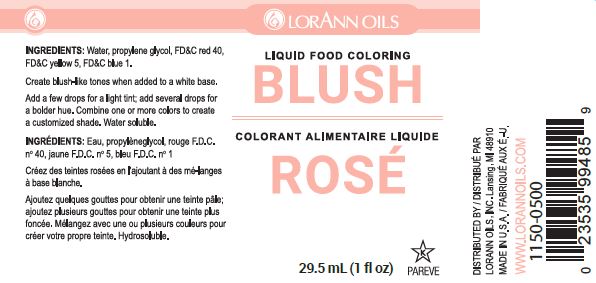 Blush Liquid Food Color - Liquid Food Coloring - 4 oz - 1 Gallon - Ships Free Within Canada on Orders Above CAD $199