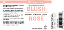 Colorant alimentaire liquide Blushing – Colorant alimentaire liquide – 4 oz – 1 gallon – Livraison gratuite partout au Canada pour les commandes de plus de 199 CAD