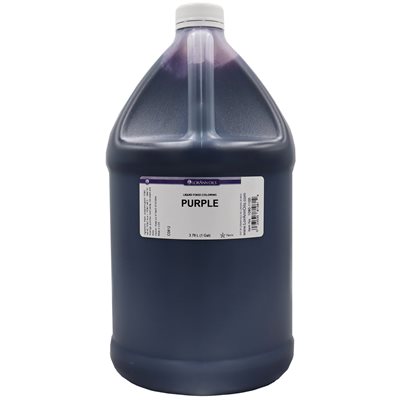 Purple Liquid Food Color - Liquid Food Coloring - 4 oz, 1 Gallon - Ships Free Within Canada on Orders Above CAD $199