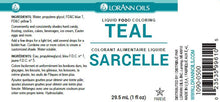 Colorant Alimentaire Liquide Bleu Sarcelle - Colorant Alimentaire Liquide - 4 oz, 1 Gallon - Livraison Gratuite au Canada pour les Commandes de plus de 199 CAD