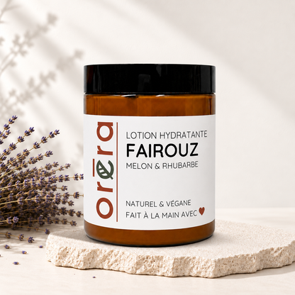 FAIROUZ Lait corps hydratant melon & rhubarbe