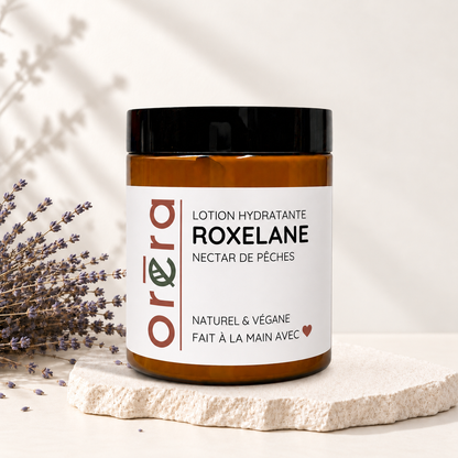Moisturizing lotion ROXELANE peach nectar