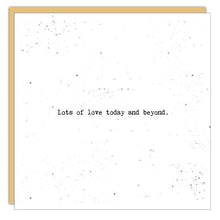 Stationery - Little Gem Card - Lots Of Love