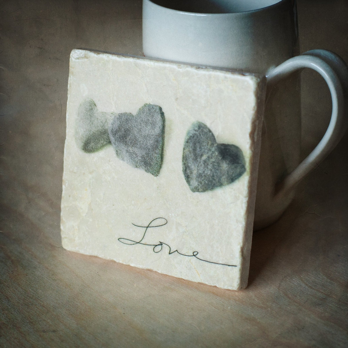 Marble Coasters - Lost & Found - Love Stones